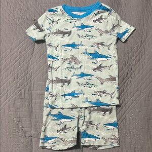 Shark Print Kids Pajamas